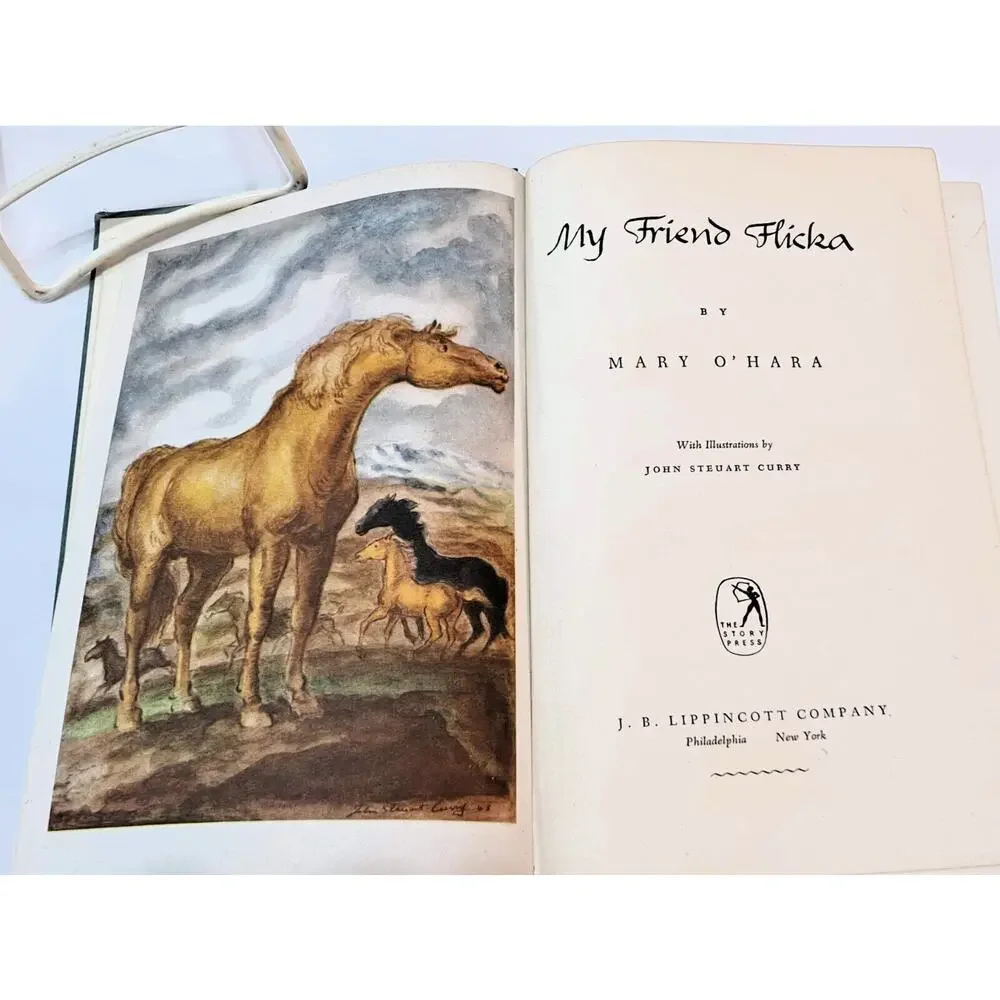 My Friend Flicka by Mary O'Hare (1941 Hardcover w/o DJ)